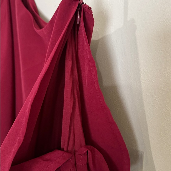 The Limited Romantic Deep Red One Shoulder Pantsuit Women's Sz 10 NWT Elegant - Picture 4 of 8
